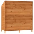 Miniatyrbillede 7 af 9: vidaXL haveskur 102x52x112 cm massivt fyrretræ brun -  Skure & Redskabsskure