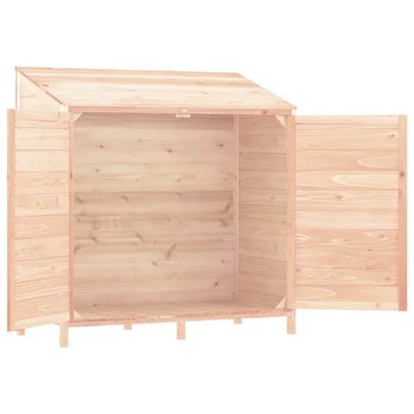 vidaXL Trädgårdsbod 102x52x112 cm massivt granträ -  Förråd & Redskapsbodar