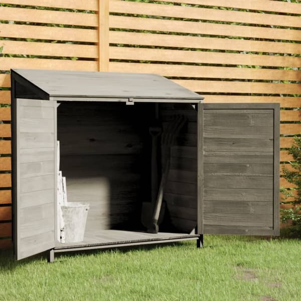 vidaXL Puutarhavaja antrasiitti 102x52x112 cm täysi kuusi -  Pihavajat
