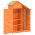 Miniatyrbillede 6 af 10: vidaXL redskabsskur til haven 120x53,5x170 cm massivt fyrretræ brun -  Skure & Redskabsskure
