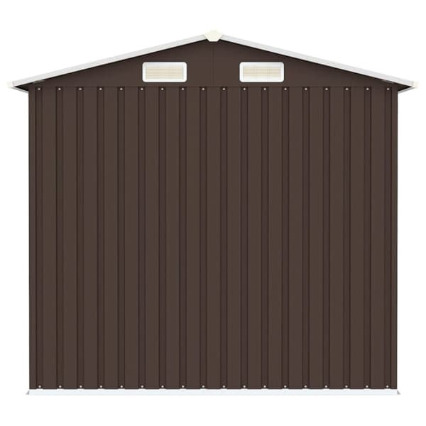 vidaXL Puutarhavaja ruskea 205x129x183 cm galvanoitu teräs -  Pihavajat