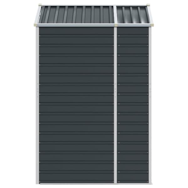 vidaXL haveskur 191x130x198 cm galvaniseret stål antracitgrå -  Skure & Redskabsskure