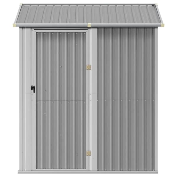 vidaXL haveskur 192x152,5x237 cm galvaniseret stål lysegrå -  Skure & Redskabsskure