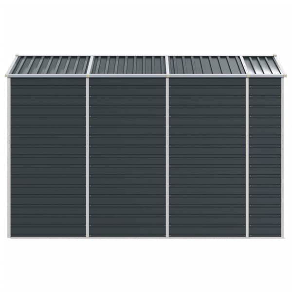 vidaXL haveskur 191x300x198 cm galvaniseret stål antracitgrå -  Skure & Redskabsskure