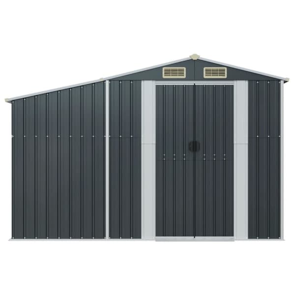 vidaXL Puutarhavaja antrasiitti 277x93x179 cm galvanoitu teräs -  Pihavajat