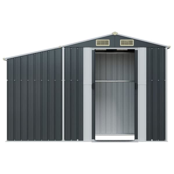 vidaXL Puutarhavaja antrasiitti 277x93x179 cm galvanoitu teräs -  Pihavajat