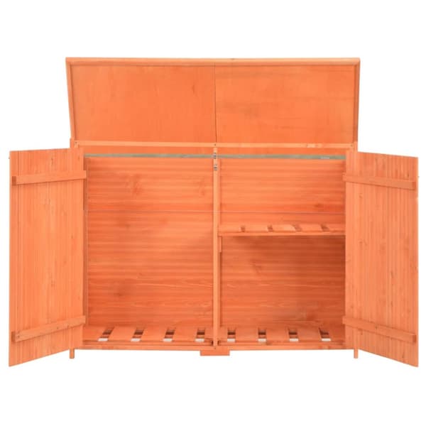 The Living Store opbevaringsskur til haven 120x50x91 cm træ -  Skure & Redskabsskure