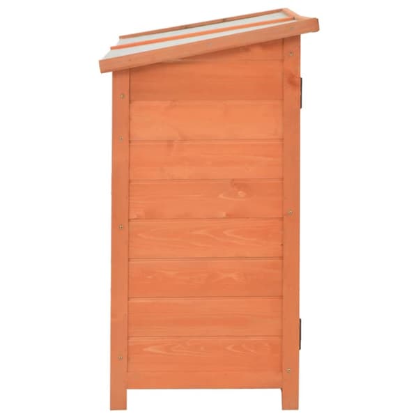 The Living Store opbevaringsskur til haven 120x50x91 cm træ -  Skure & Redskabsskure