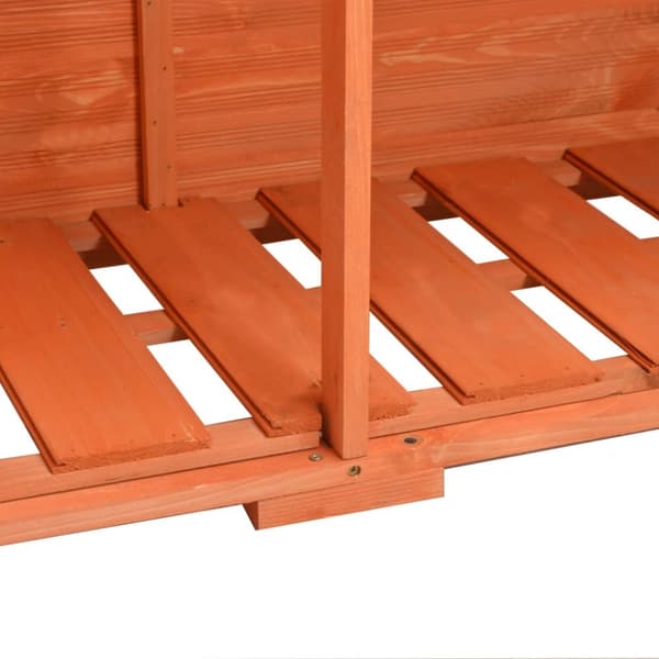 The Living Store opbevaringsskur til haven 120x50x91 cm træ -  Skure & Redskabsskure