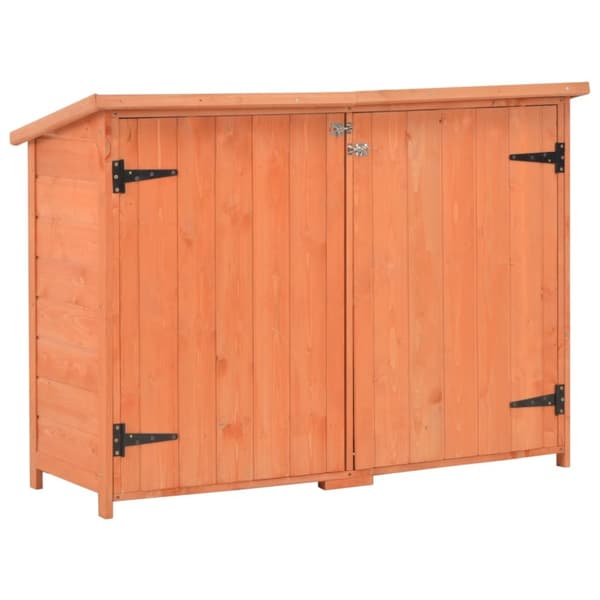 The Living Store opbevaringsskur til haven 120x50x91 cm træ -  Skure & Redskabsskure