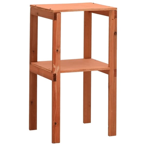 The Living Store Redskapsbod 136x75x160 cm massivt granträ -  Förråd & Redskapsbodar