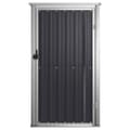 Miniatyrbillede 4 af 9: The Living Store redskabsskur til haven 88x89x161 cm galvaniseret stål antracit -  Skure & Redskabsskure