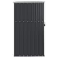 Miniatyrbillede 5 af 9: The Living Store redskabsskur til haven 88x89x161 cm galvaniseret stål antracit -  Skure & Redskabsskure