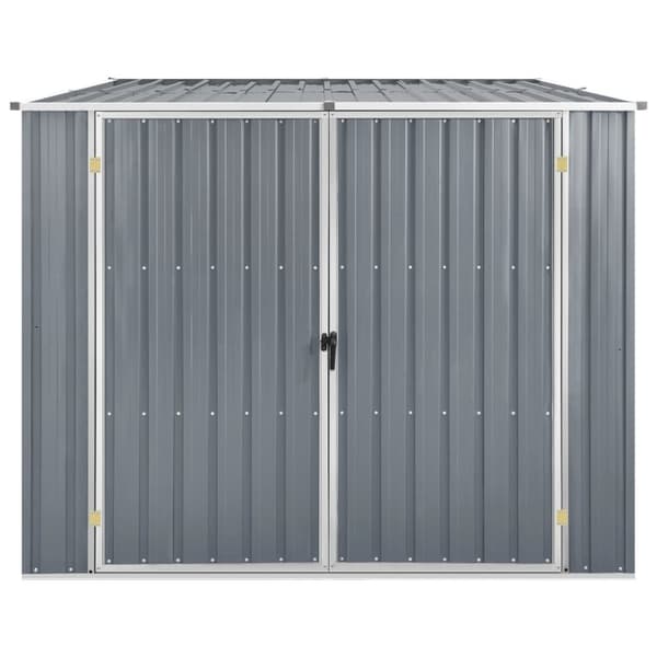 The Living Store haveskur 195x198x159 cm galvaniseret stål grå -  Skure & Redskabsskure