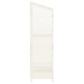 Miniatyrbillede 6 af 10: The Living Store haveskur 102x52x174,5 cm massivt grantræ hvid -  Skure & Redskabsskure
