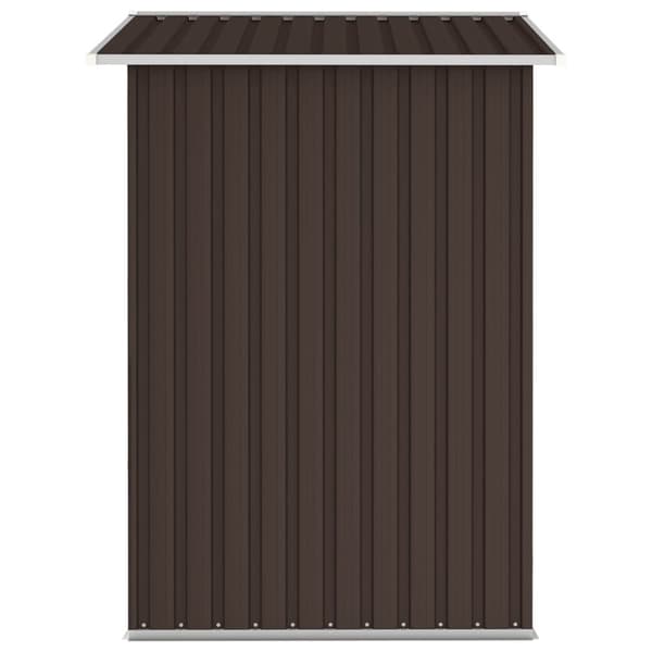 The Living Store haveskur 205x129x183 cm galvaniseret stål brun -  Skure & Redskabsskure