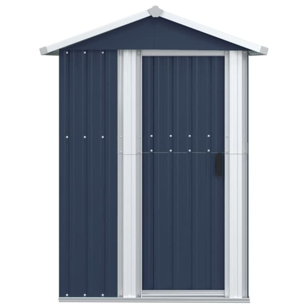 The Living Store haveskur 126x97,5x177 cm galvaniseret stål antracitgrå -  Skure & Redskabsskure