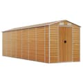 Miniatyrbillede 3 af 11: The Living Store haveskur 191x640x198 cm galvaniseret stål lysebrun -  Skure & Redskabsskure