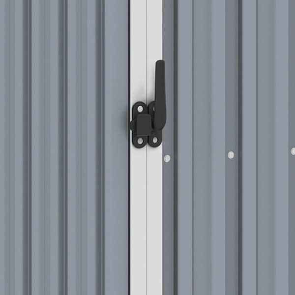 Skure & Redskabsskure - Living haveskur 87x98x159 cm galvaniseret stål grå