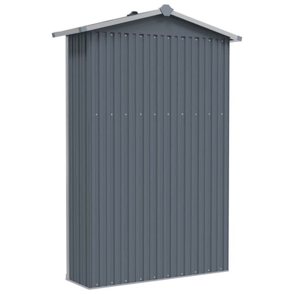 Skure & Redskabsskure - Living haveskur 116x45x175 cm galvaniseret stål grå