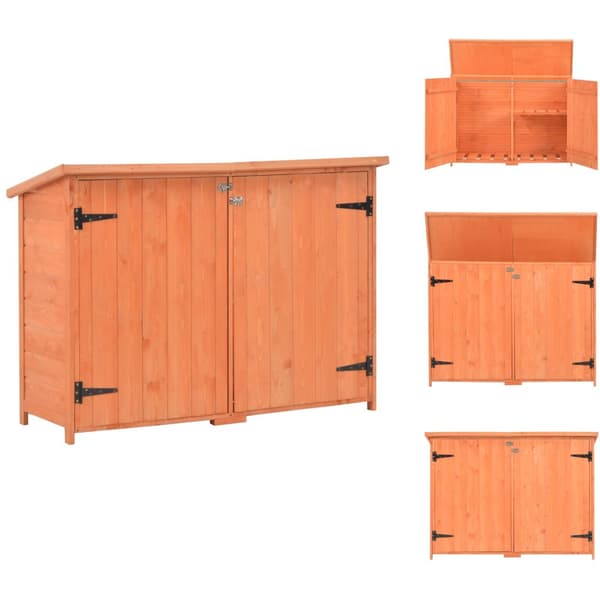 Skure & Redskabsskure - Living opbevaringsskur til haven 120x50x91 cm træ