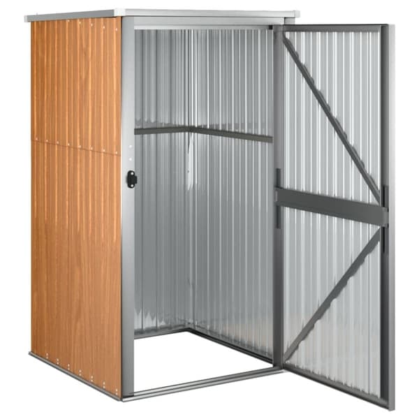 Skure & Redskabsskure - Living redskabsskur til haven 88x89x161 cm galvaniseret stål brun