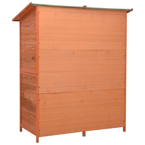Skure & Redskabsskure - Living redskabsskur til haven 136x75x160 cm massivt grantræ