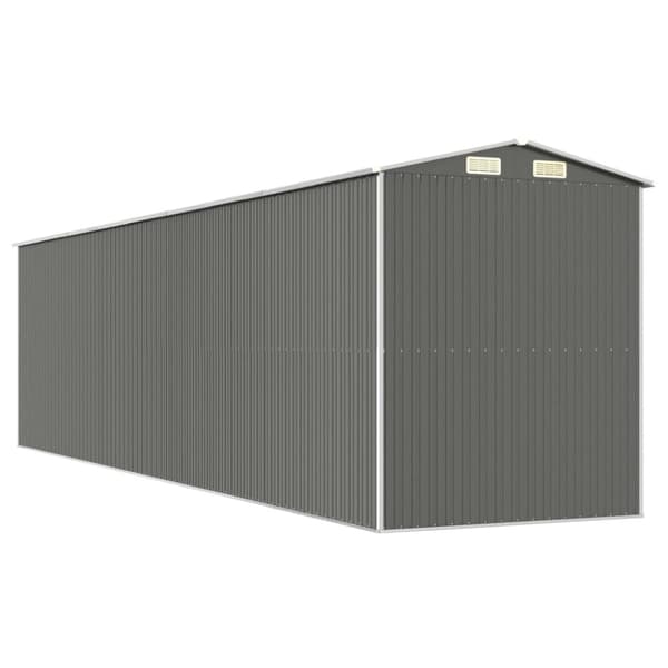 Skure & Redskabsskure - Living haveskur 192x772x223 cm galvaniseret stål lysegrå