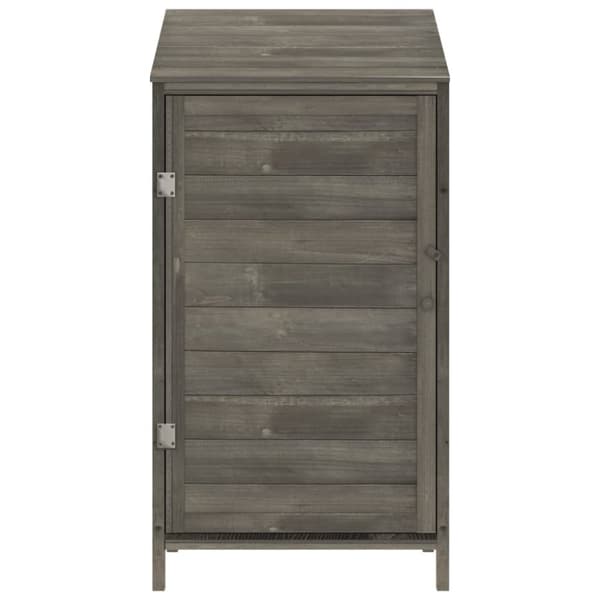 Förråd & Redskapsbodar - Living Trädgårdsbod antracit 55x52x112 cm massivt granträ