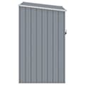 Miniatyrbillede 4 af 8: Haveskur 87x98x159 cm galvaniseret stål grå - Haveskur - Haveskure - Home & Living