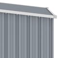 Miniatyrbillede 7 af 8: Haveskur 87x98x159 cm galvaniseret stål grå - Haveskur - Haveskure - Home & Living