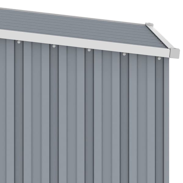Haveskur 87x98x159 cm galvaniseret stål grå - Haveskur - Haveskure - Home & Living