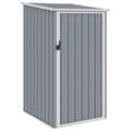 Miniatyrbillede 2 af 8: Haveskur 87x98x159 cm galvaniseret stål grå - Haveskur - Haveskure - Home & Living