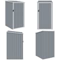 Miniatyrbillede 1 af 8: Haveskur 87x98x159 cm galvaniseret stål grå - Haveskur - Haveskure - Home & Living