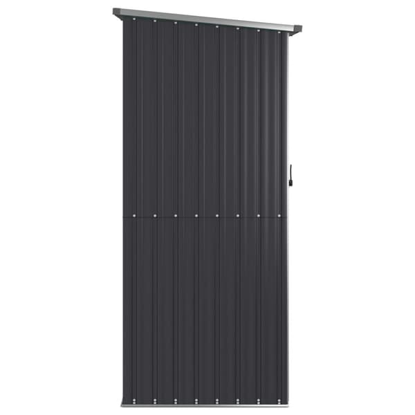 Haveskur 118,5x97x209,5 cm galvaniseret stål antracitgrå - Haveskur - Haveskure - Home & Living
