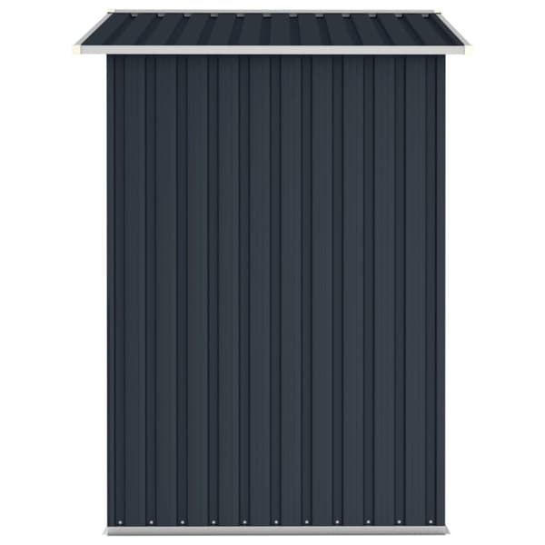 Trädgårdsskjul antracit 205x129x183 cm galvaniserat stål - Trädgårdsbord - Trädgårdsskjul - Home & Living