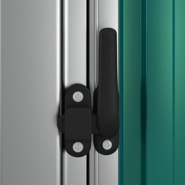 Haveskur 118,5x97x209,5 galvaniseret stål grøn - Haveskur - Haveskure - Home & Living