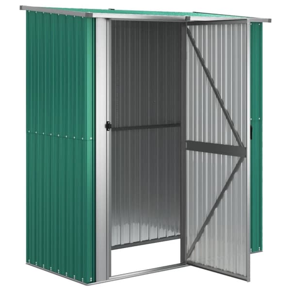 Haveskur 180,5x97x209,5 galvaniseret stål grøn - Haveskur - Haveskure - Home & Living