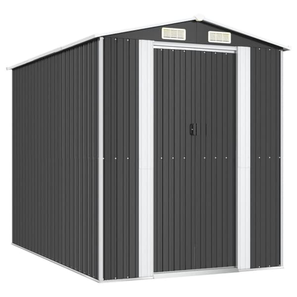 Haveskur 192x274x223 cm galvaniseret stål antracitgrå - Haveskur - Haveskure - Home & Living