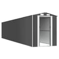 Miniatyrbillede 5 af 9: Haveskur 192x1021x223 cm galvaniseret stål antracitgrå - Haveskur - Haveskure - Home & Living