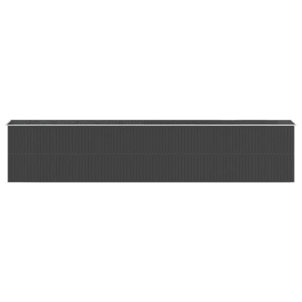 Haveskur 192x1021x223 cm galvaniseret stål antracitgrå - Haveskur - Haveskure - Home & Living