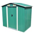 Miniatyrbillede 2 af 9: Opbevaringsskur til haven 204x132x186 cm metal grøn - Haveskur - Haveskure - Home & Living