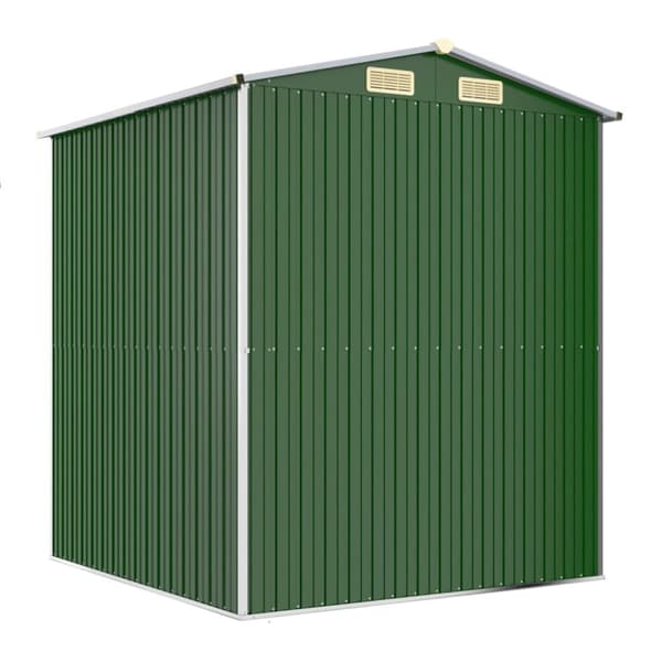 Haveskur 192x191x223 cm galvaniseret stål grøn - Haveskur - Haveskure - Home & Living