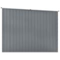 Miniatyrbillede 5 af 9: Haveskur 195x198x159 cm galvaniseret stål grå - Haveskur - Haveskure - Home & Living
