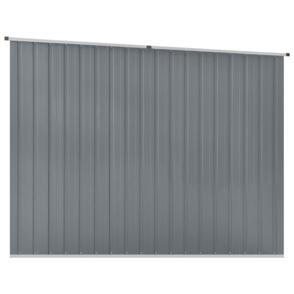 Haveskur 195x198x159 cm galvaniseret stål grå - Haveskur - Haveskure - Home & Living