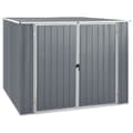 Miniatyrbillede 2 af 9: Haveskur 195x198x159 cm galvaniseret stål grå - Haveskur - Haveskure - Home & Living