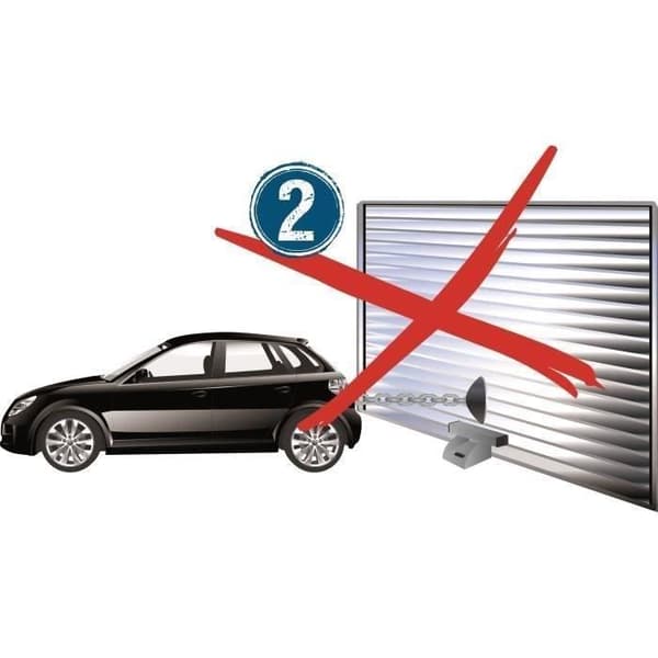 MOTTEZ Lås för garageport - stål