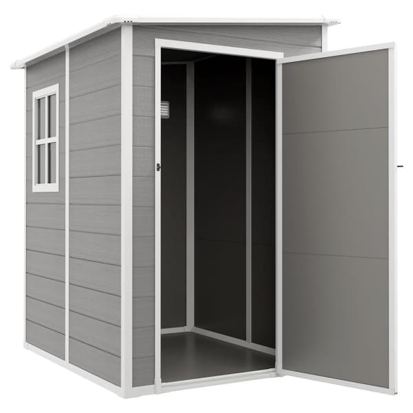 Rootz Tool Shed - Garden Shed - Lagringshus - Secure Lock - 122 x 149 x 192/177 cm