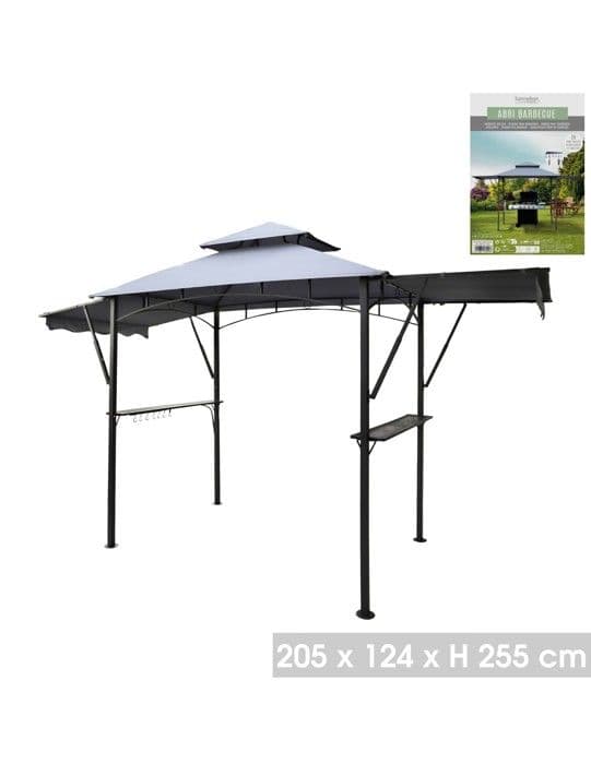 Grillbås med 2 Solskydd