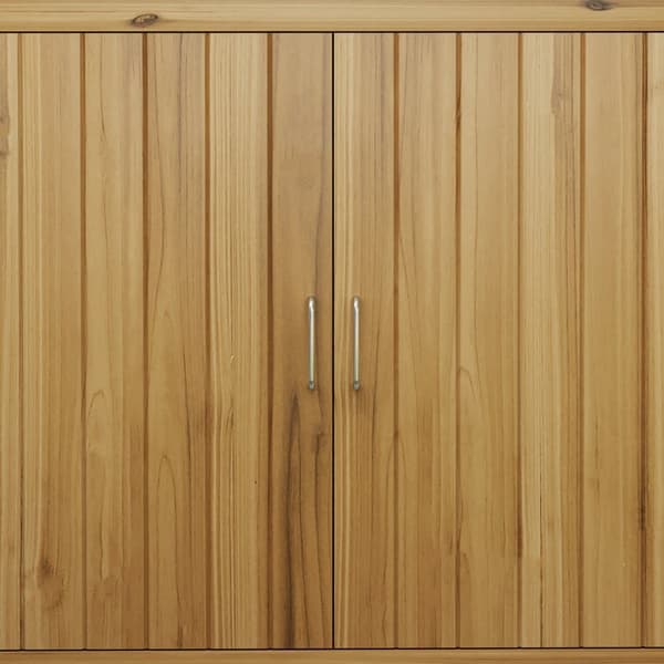 Puutarhakaappi, 110x50x85 cm, Ruskea